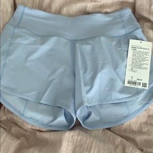 New with tags Lululemon speed shorts size 4